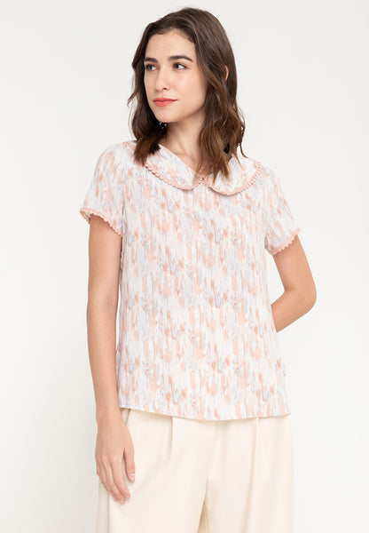 Krizia Statement Collar  Korean Style Blouse