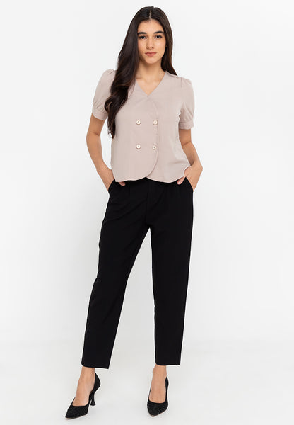 Krizia Double Breast Blouse Top