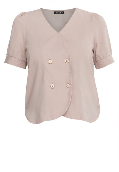 Krizia Double Breast Blouse Top