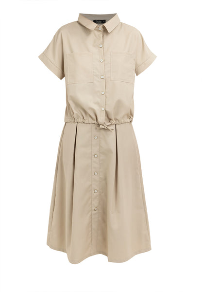 Krizia Button Down Collared Crop Shirt & Pleated Midi Skirt