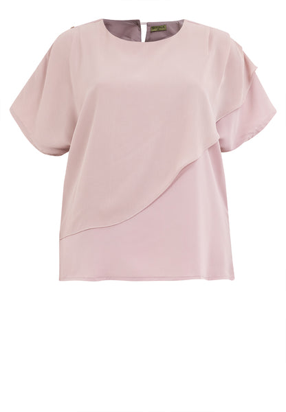 Divina Plus Size Layered Blouse Top