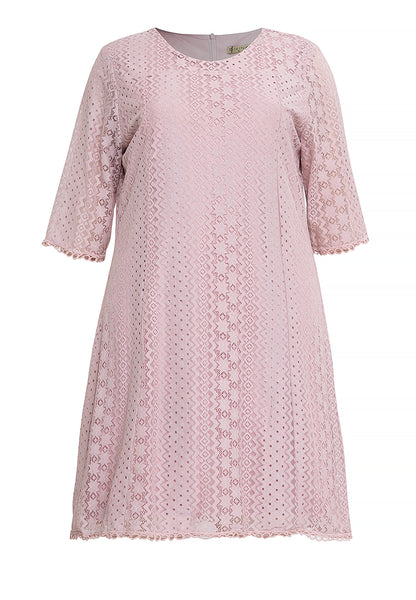 Plus Size Premium Lace Long Sleeve Formal Dress