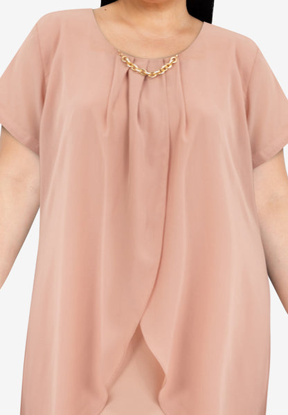 Divina Plus Size Premium Overlay Shift Dress