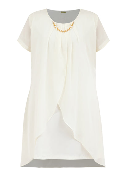 Divina Plus Size Premium Overlay Shift Dress