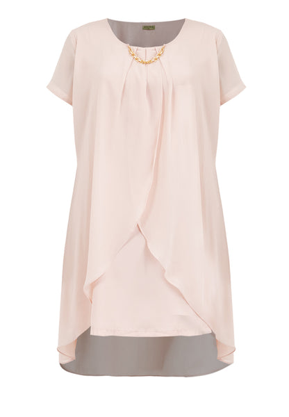 Divina Plus Size Premium Overlay Shift Dress