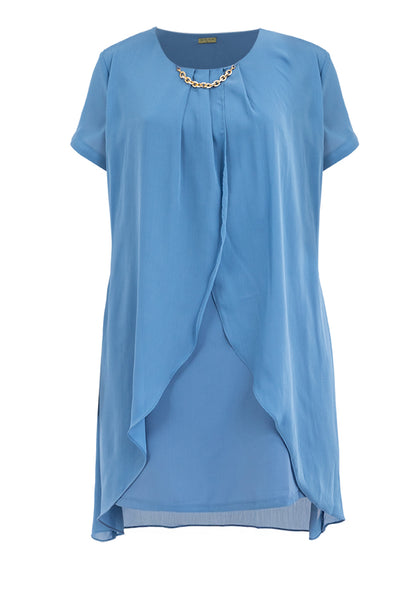 Divina Plus Size Premium Overlay Shift Dress