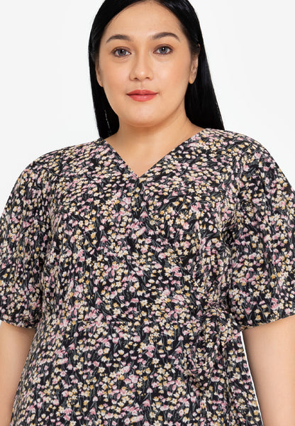Divina Plus Size Wrap Around Dress