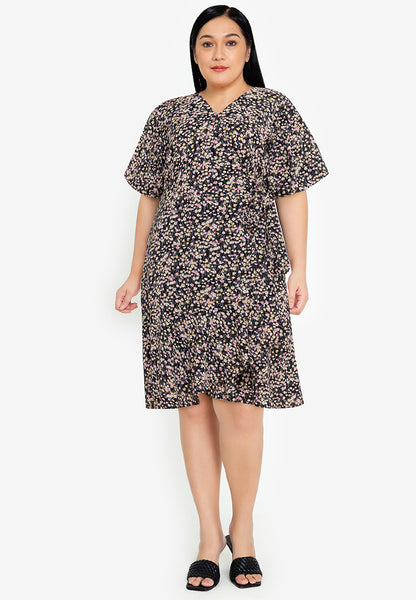 Divina Plus Size Wrap Around Dress