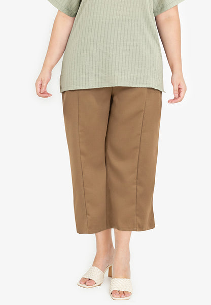 Divina Plus Size Button Front Pants