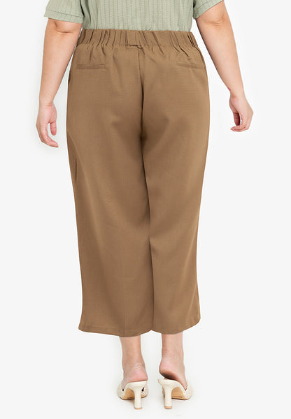 Divina Plus Size Button Front Pants