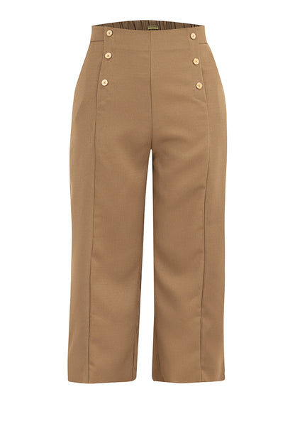 Divina Plus Size Button Front Pants