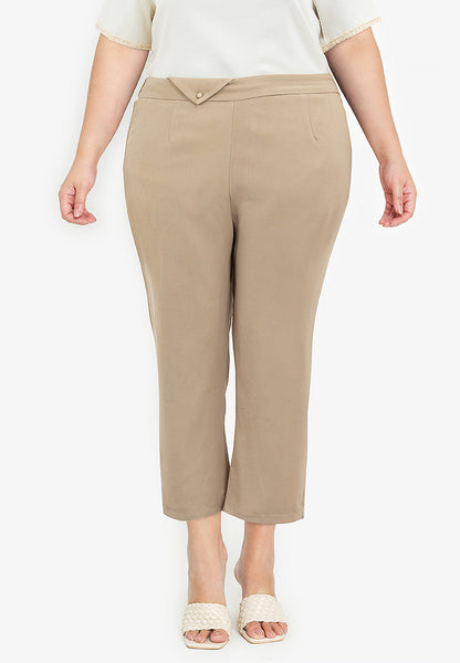 Divina Plus Size Cotton Blend Pants