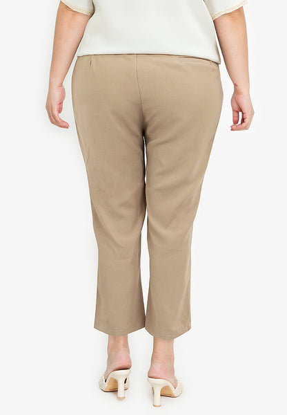Divina Plus Size Cotton Blend Pants