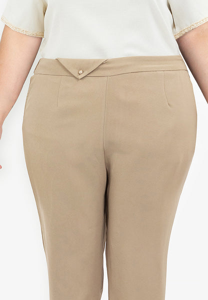 Divina Plus Size Cotton Blend Pants