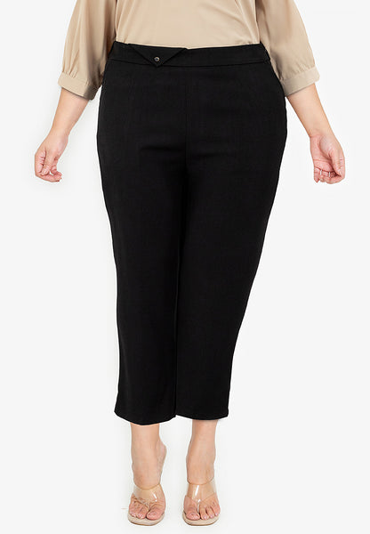 Divina Plus Size Cotton Blend Pants