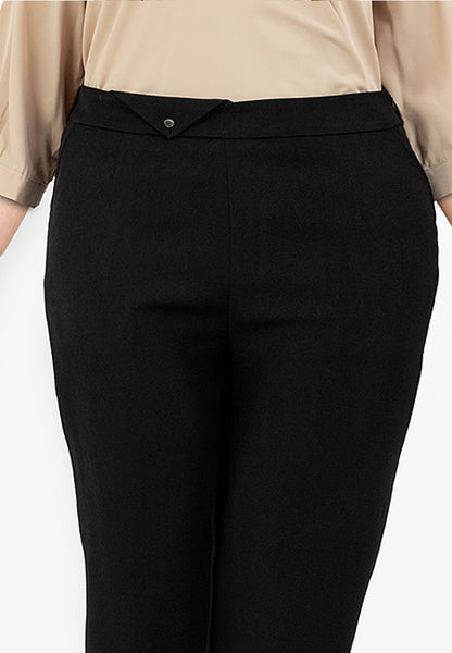 Divina Plus Size Cotton Blend Pants