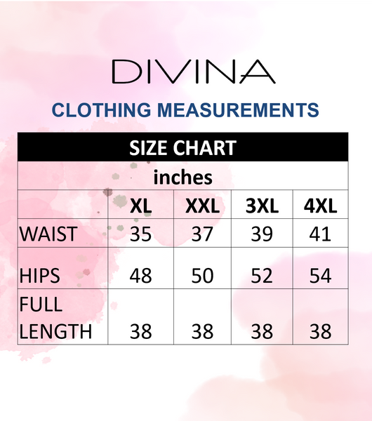 Divina Plus Size Cotton Blend Pants