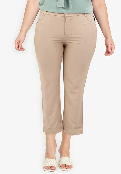 Divina Plus Size Cotton Stretch Pants