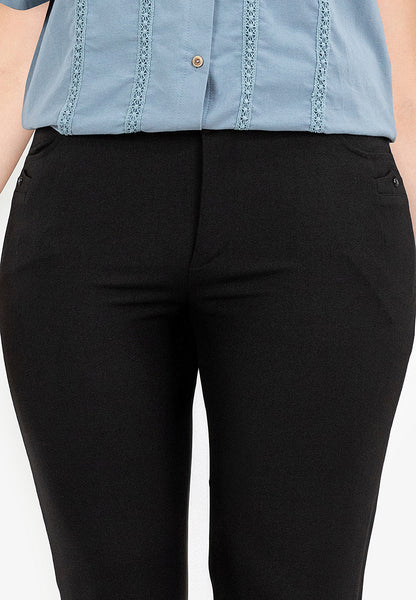 Divina Plus Size Cotton Stretch Pants