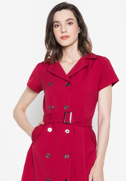 Krizia Trench Dress with Belt