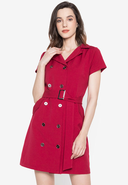 Krizia Trench Dress with Belt