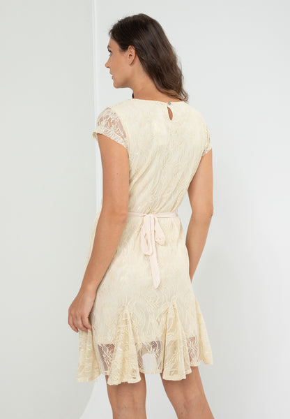 Krizia Lace Special Hem Dress