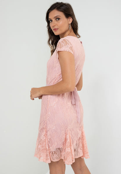 Krizia Lace Special Hem Dress