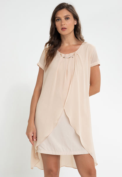 Krizia Premium Overlay Shift Dress
