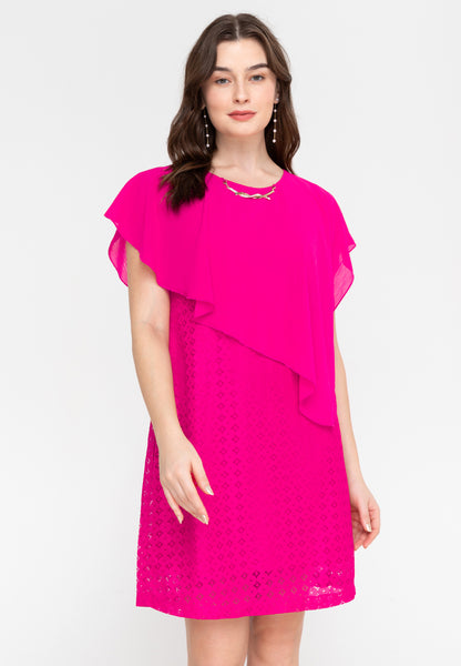 Krizia Overlay Lace Dress