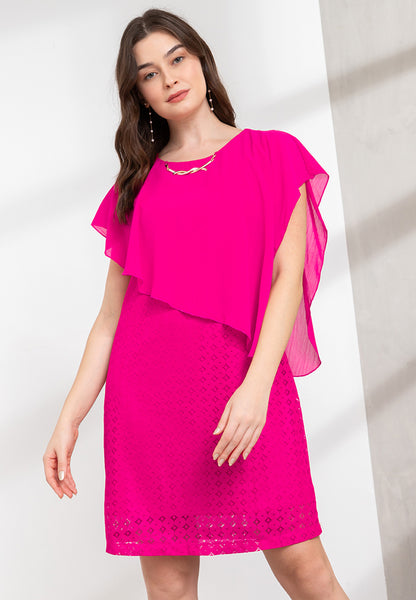 Krizia Overlay Lace Dress