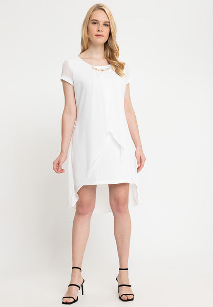 Krizia Premium Overlay Shift Dress
