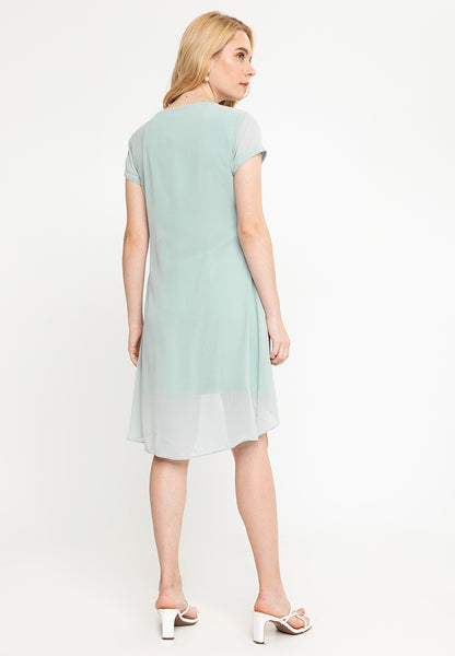 Krizia Premium Overlay Shift Dress