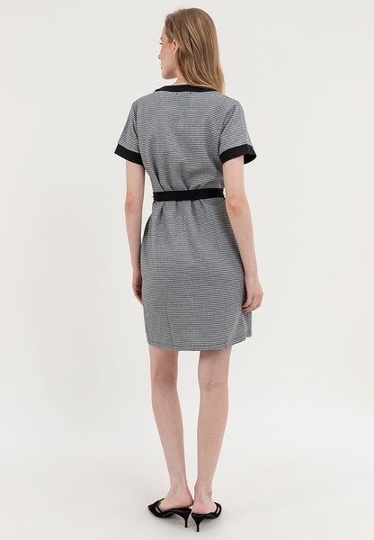 Krizia Tweed Button Down Dress