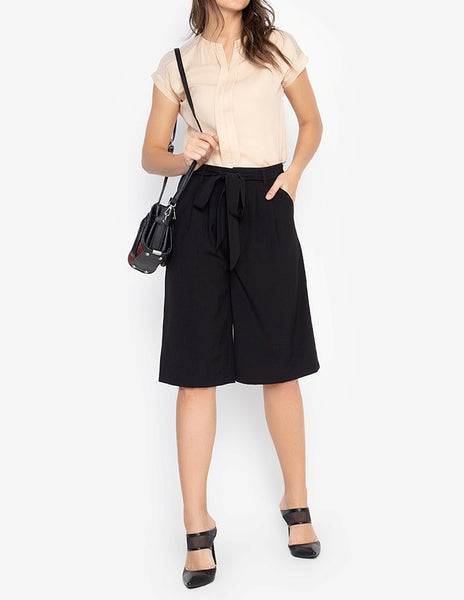 Krizia Poly Cotton Culottes Square Pants