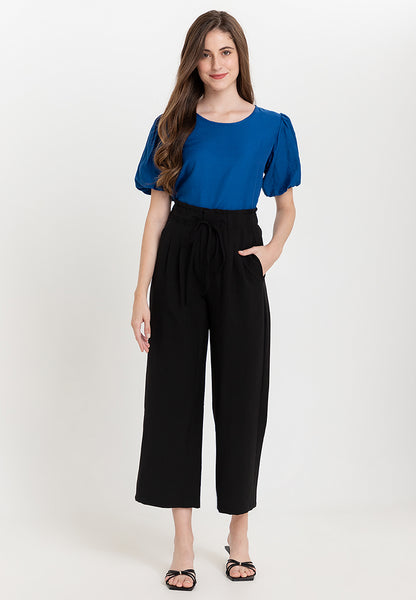 Krizia Graterized Drawstring Waist Pants