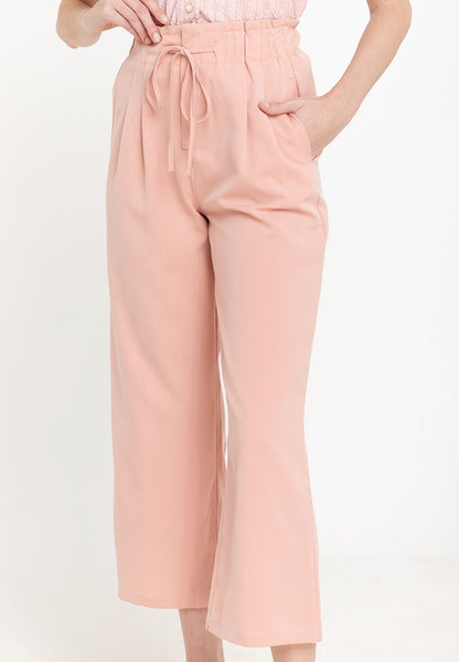 Krizia Graterized Drawstring Waist Pants