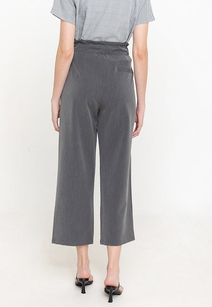 Krizia Graterized Drawstring Waist Pants
