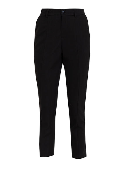 Krizia Cotton Knit Stretch Straight Cut Pants