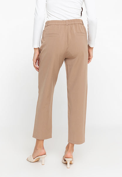 Krizia Cotton Blend Hight Waist Side Pocket Pants