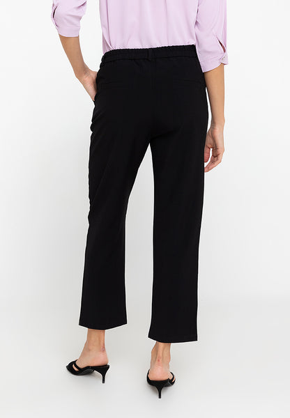 Krizia Cotton Blend Hight Waist Side Pocket Pants