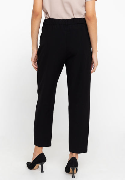 Krizia Cotton Blend Hight Waist Side Pocket Pants