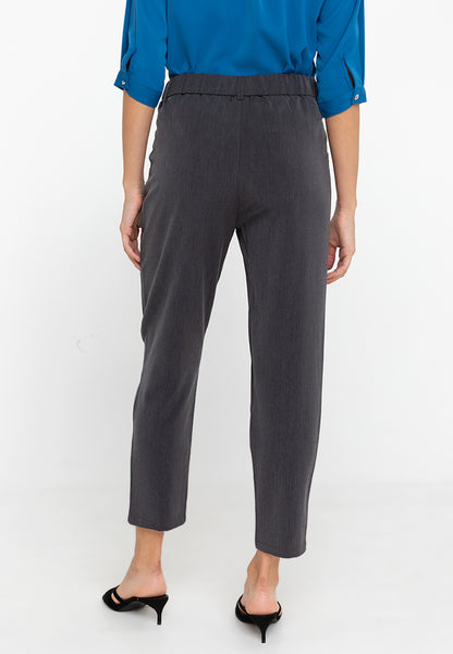 Krizia Cotton Blend Hight Waist Side Pocket Pants