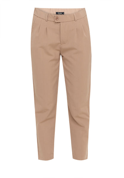 Krizia Cotton Blend Hight Waist Side Pocket Pants