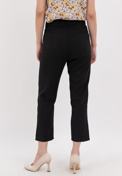 Straight Leg Cut Pants with Two Functional Side Pockets