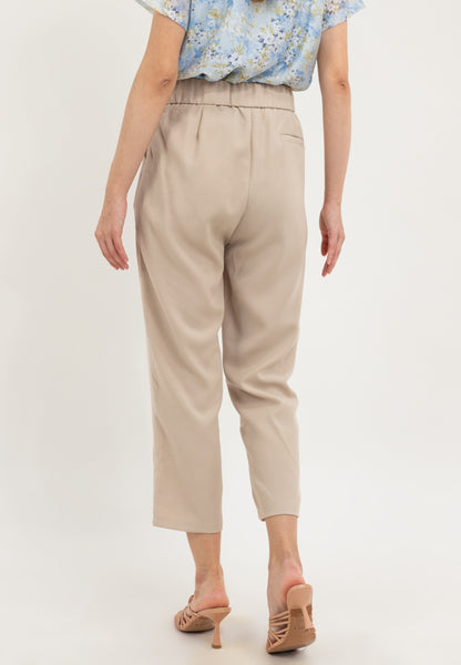 Krizia High Waisted Pants Trousers Casual Plain Office Work Business Pant with Pockets
