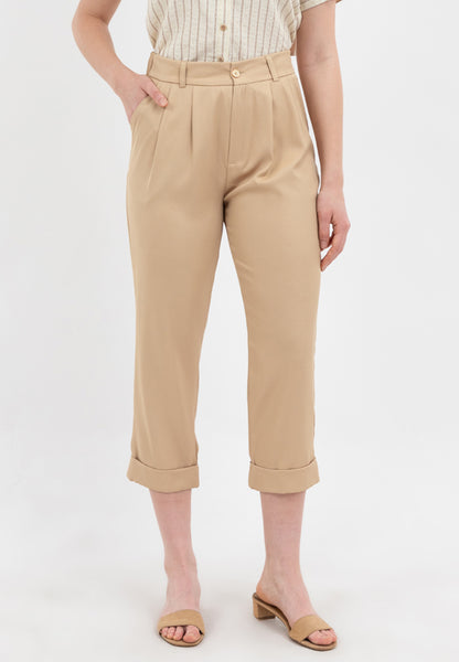 Krizia Front Pleated with Side Pocket Regular Pants