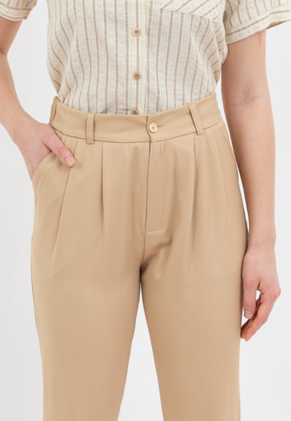 Krizia Front Pleated with Side Pocket Regular Pants
