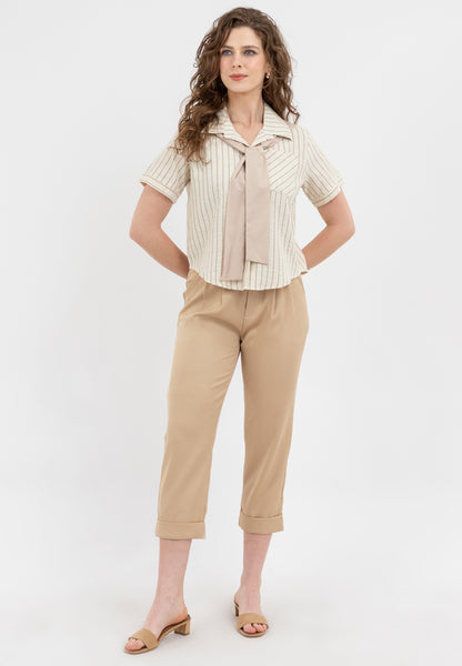 Krizia Front Pleated with Side Pocket Regular Pants