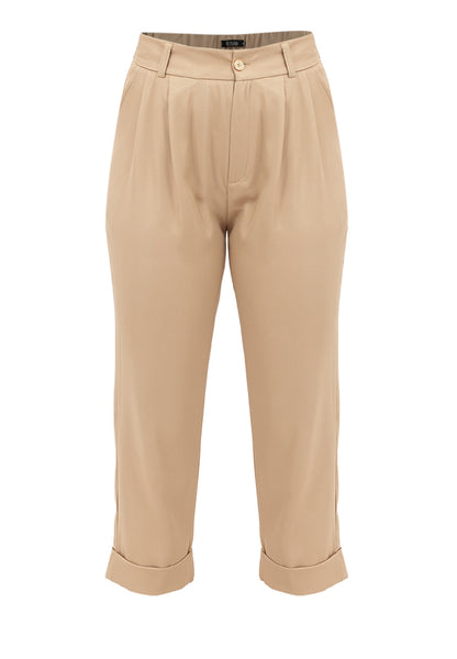 Krizia Front Pleated with Side Pocket Regular Pants