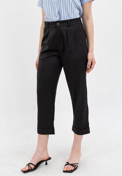 Krizia Front Pleated with Side Pocket Regular Pants